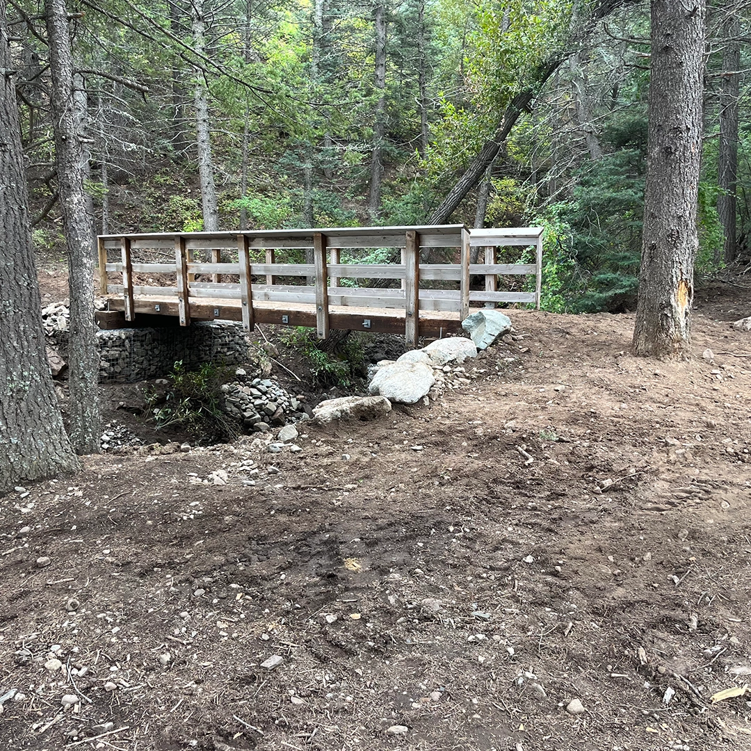 Rainbow Trail Bridge Rebuild at Hayden Creek CR6
